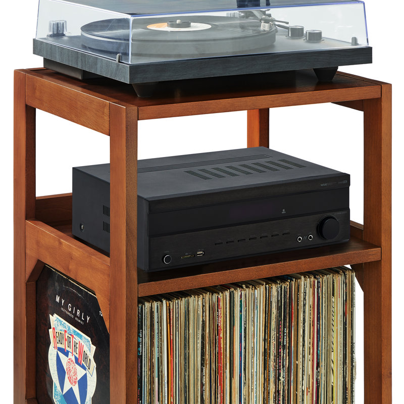 George Oliver Zayne Record Player Stand & Reviews | Wayfair